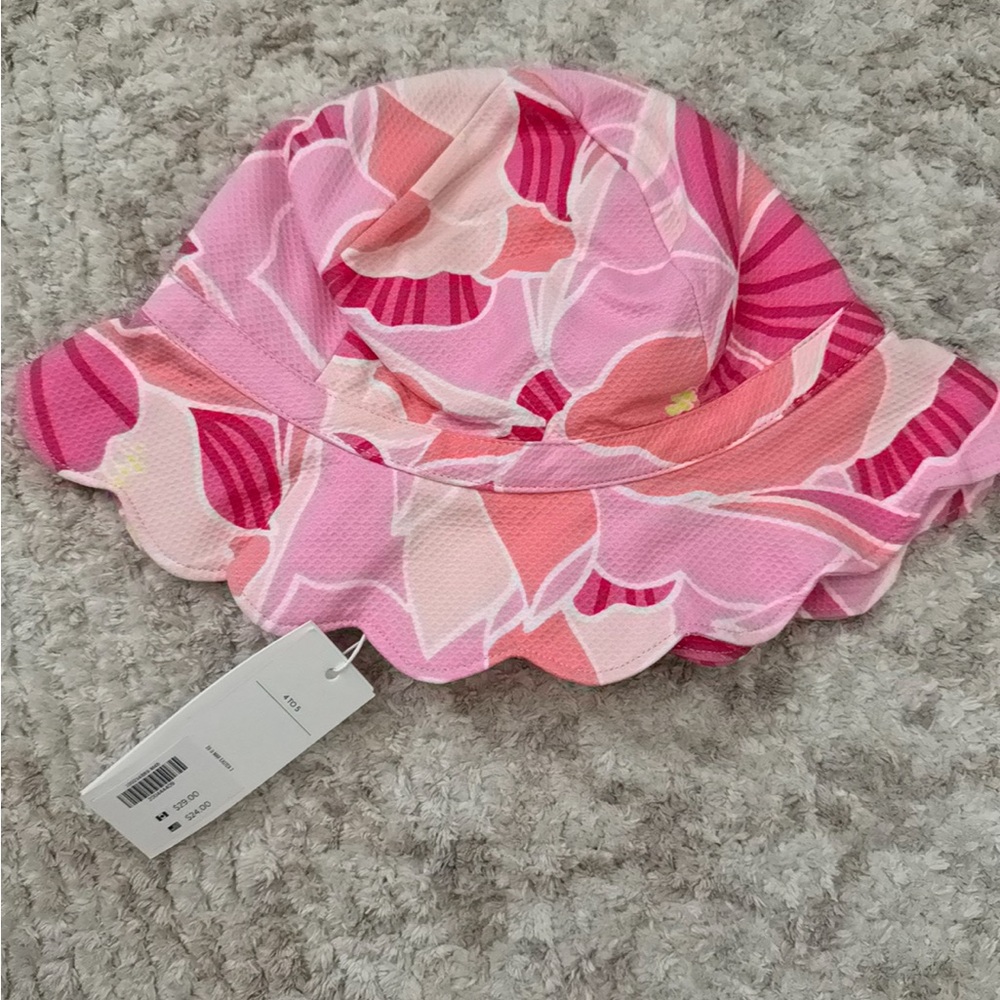 Pink Janie an jack hat size 4-5